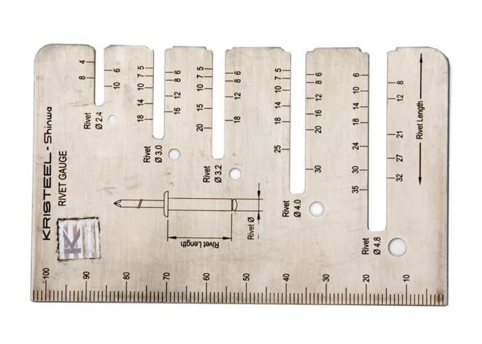 Kristeel V Pulley Gauge Measurement Set Of A,B,C & D 